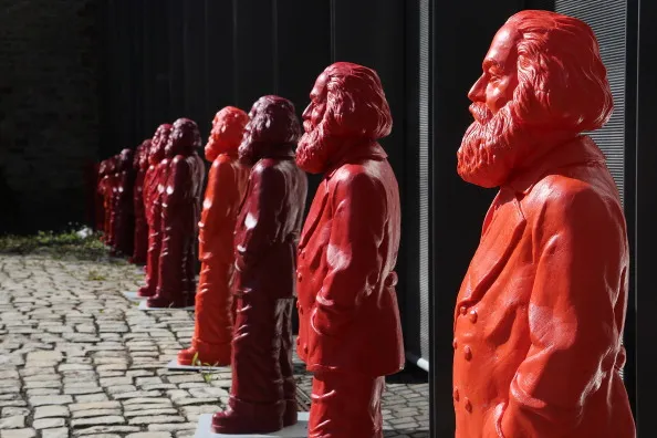 Just some statues of Karl Marx.
