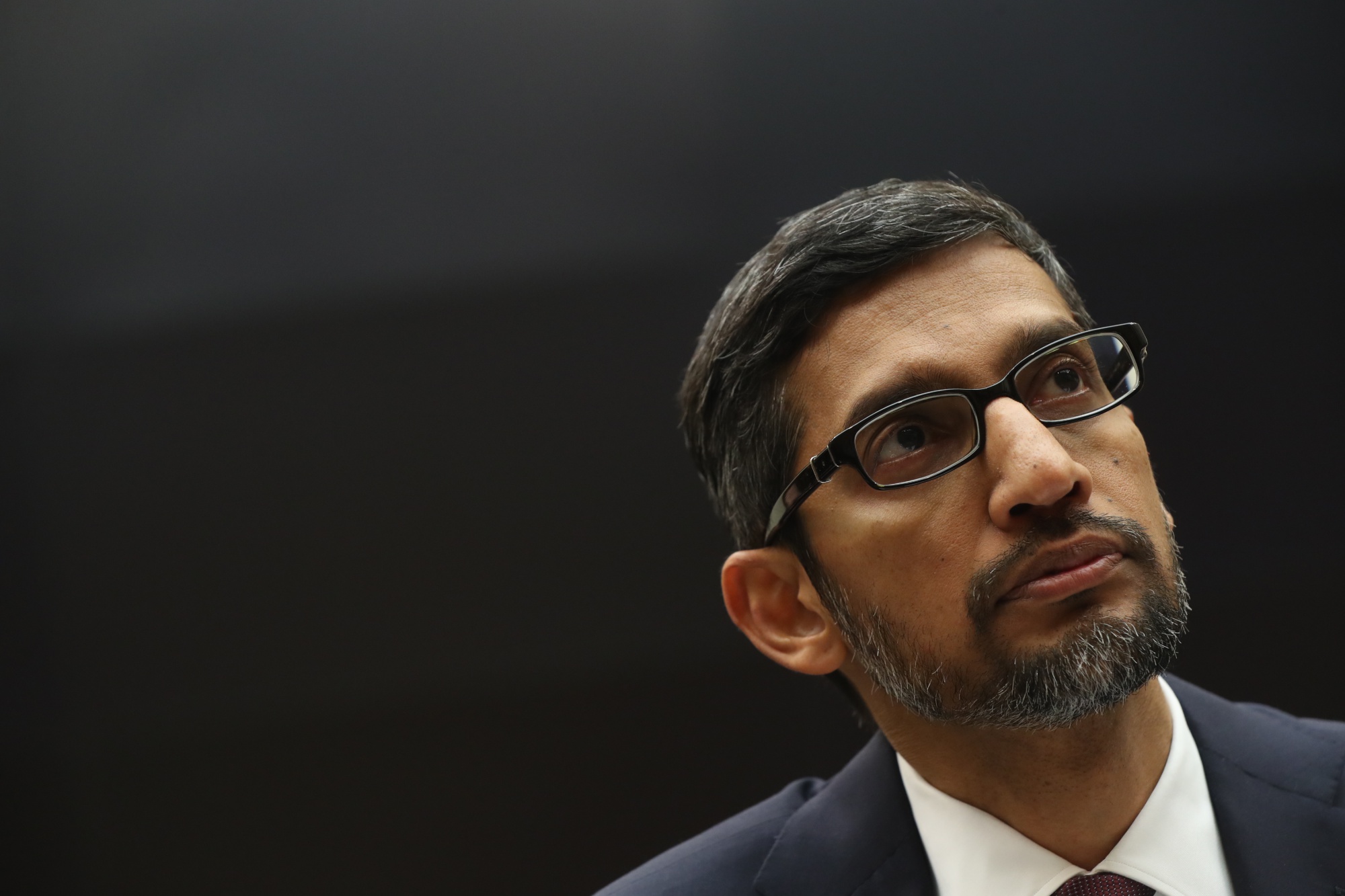 Trump Says He and Google's Pichai Talked Military, China - Bloomberg