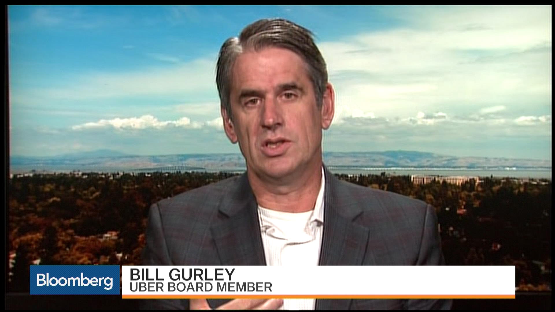 Watch Uber Board Member Bill Gurley on Uber, Didi Deal Bloomberg