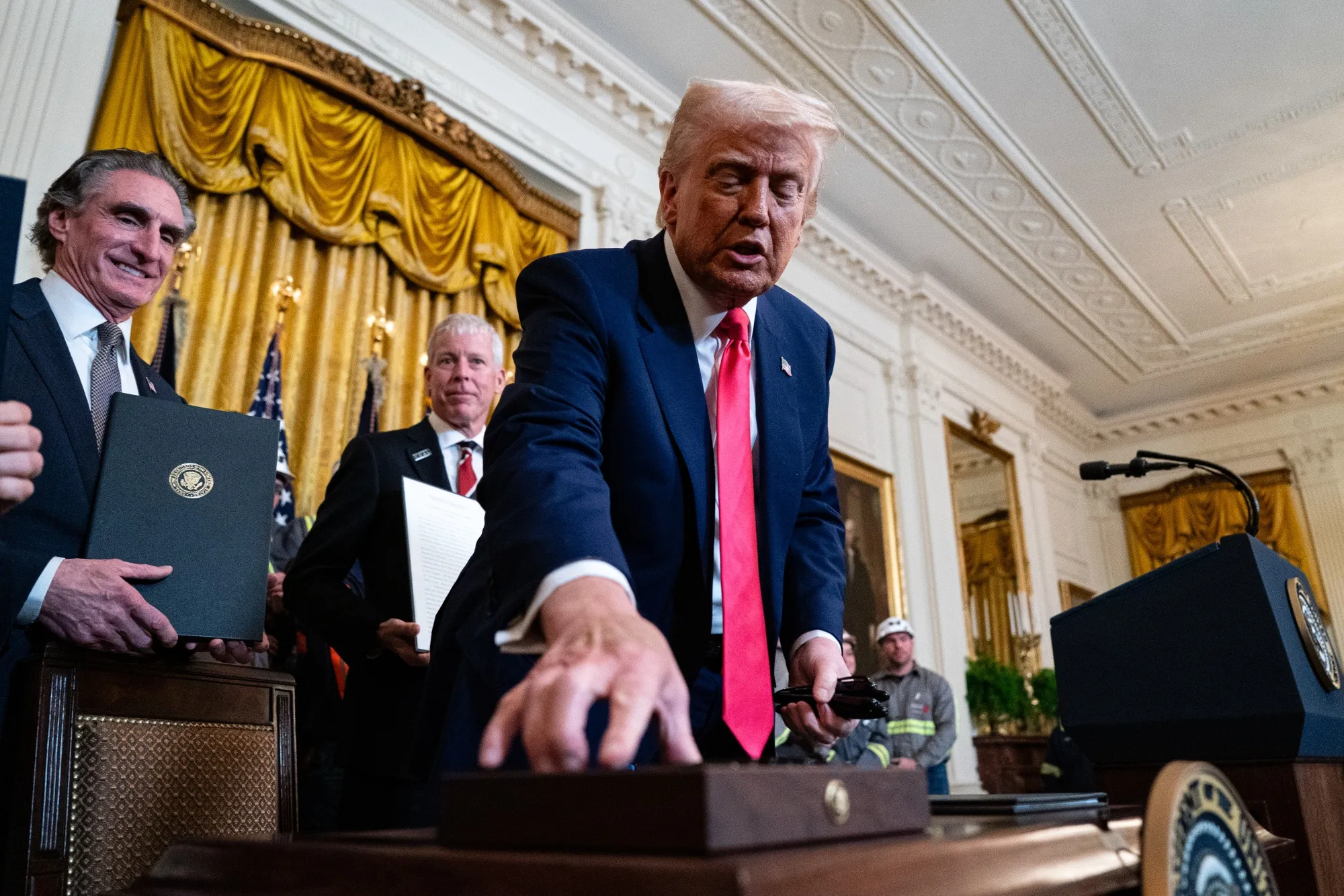 For a low trust world, maybe you need a low trust president.&nbsp;