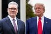 Combo Diptych Starmer Trump