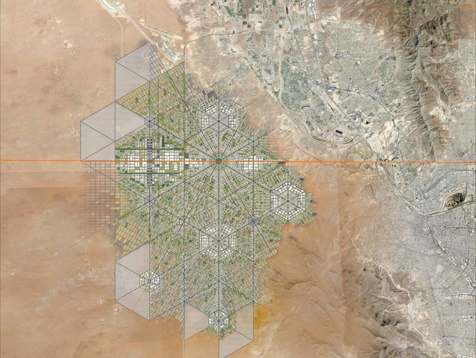 A hyperconnected, transnational city on the U.S.-Mexico border is architect Fernando Romero's take on &quot;building bridges.&quot;