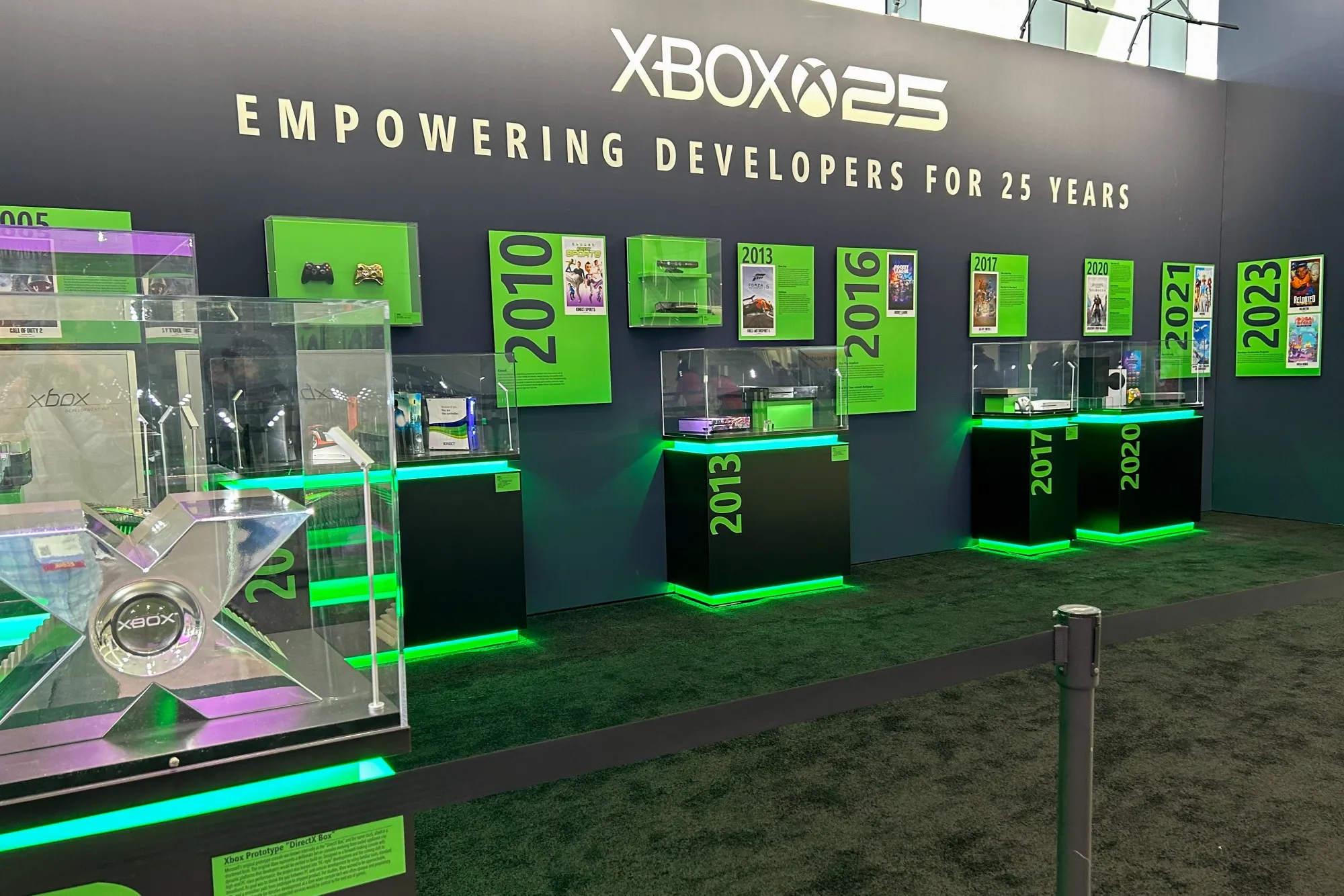 Game Developers Conference at the Moscone Center&nbsp;featured several old Xbox prototypes.