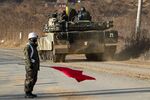 Views of the Korean Border Following North Korean Missile Launch
