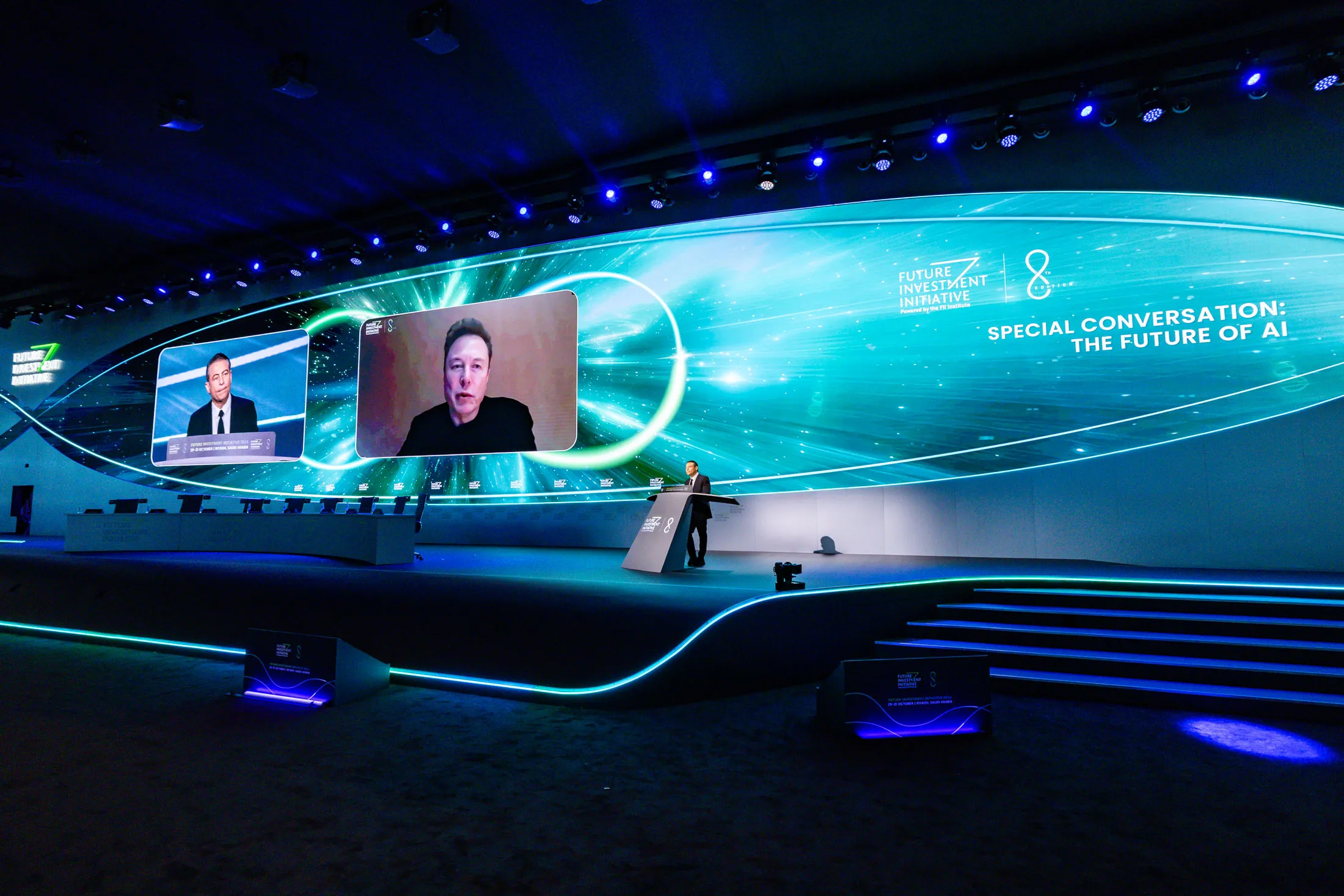 Elon Musk Speaks at Saudi FII, Years After Feud With Wealth Fund Boss