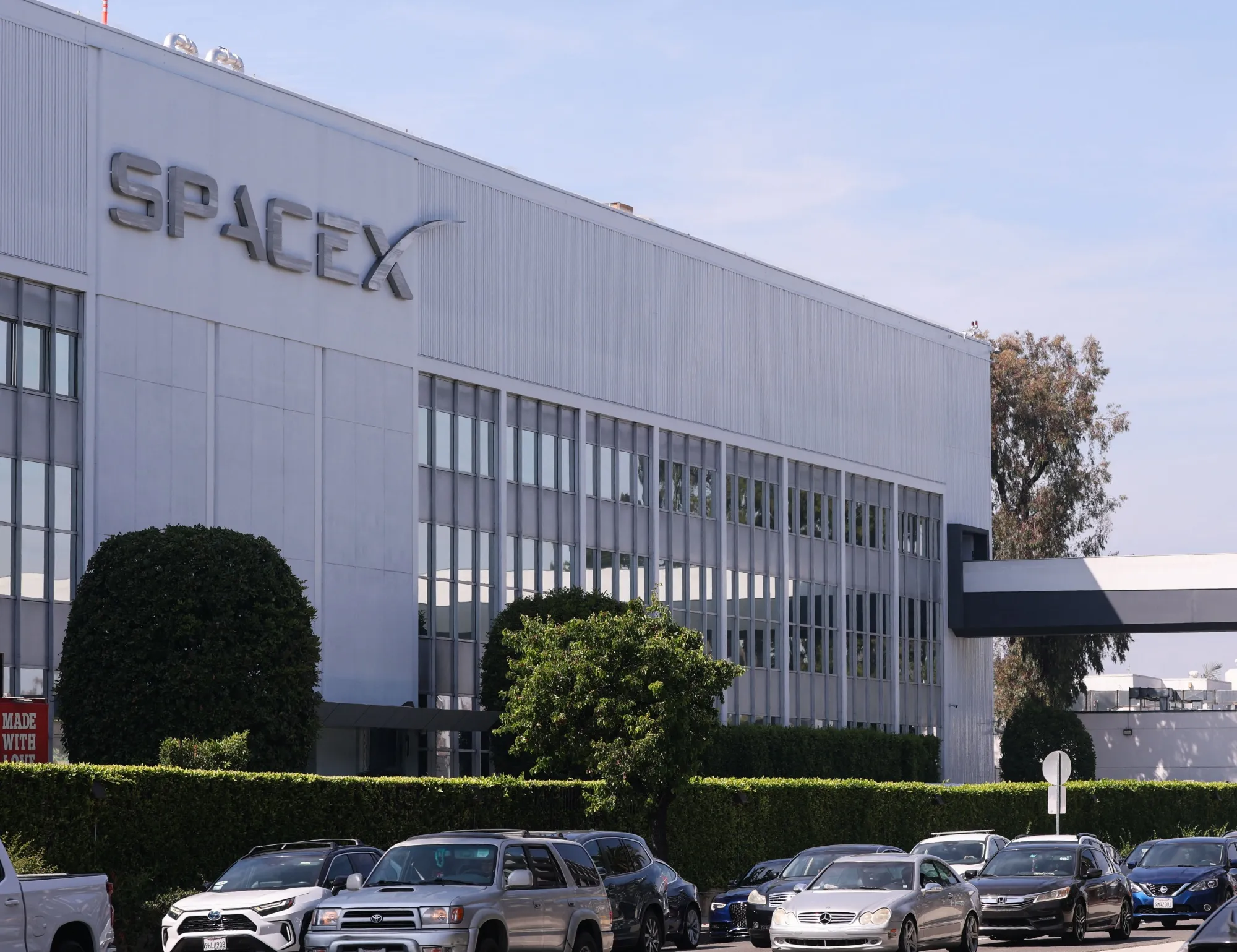 The Space Exploration Technologies Corp. facility in Hawthorne, California.