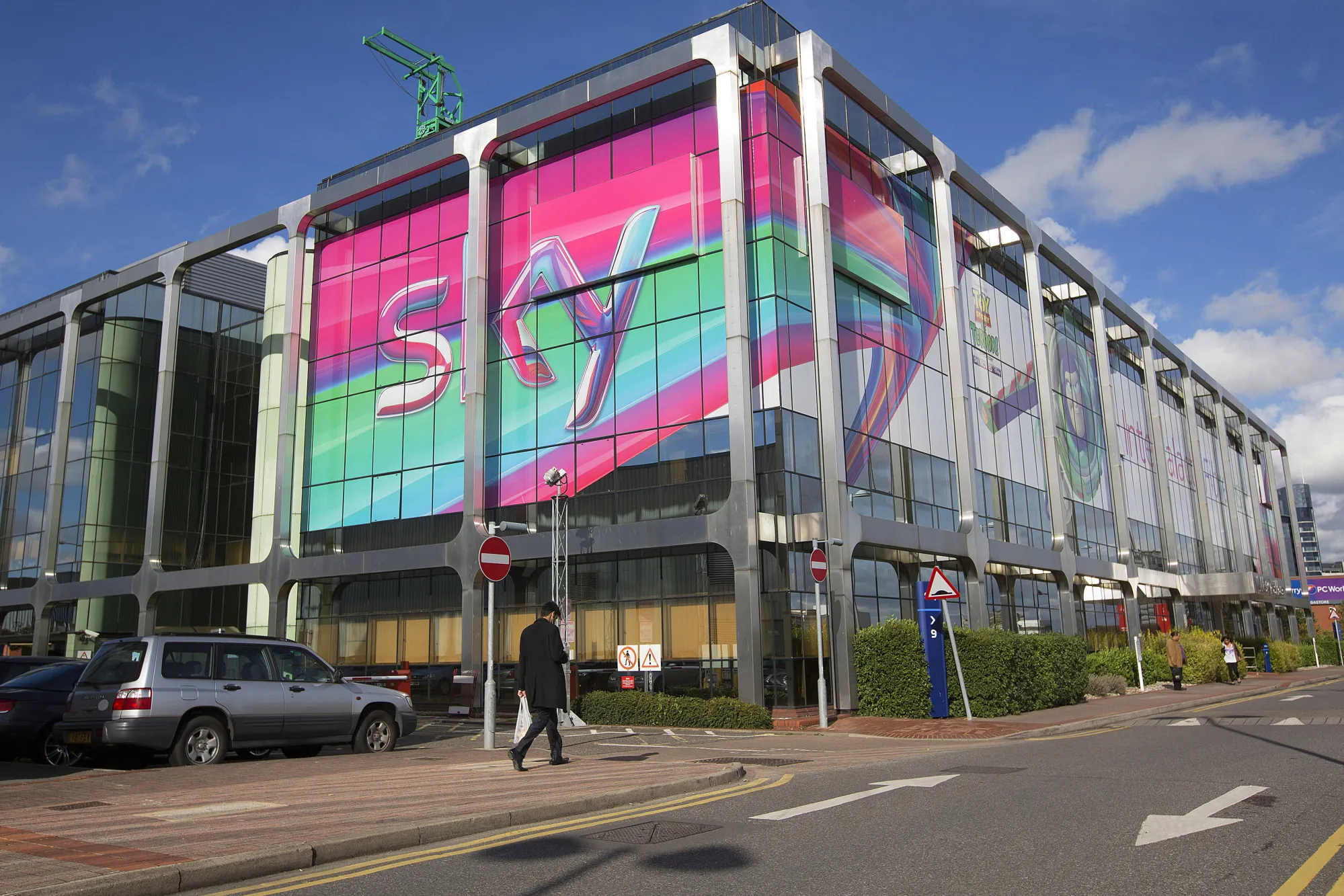 British Sky Broadcasting Group Plc's (BSkyB) headquarters in London, U.K.