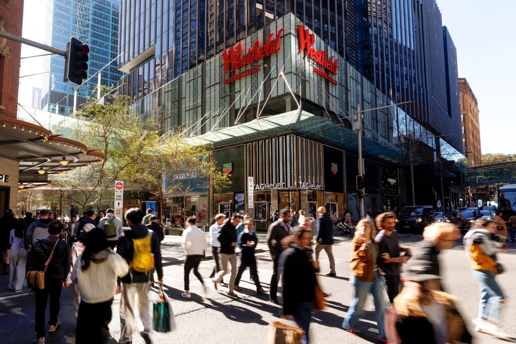 Pitt Street Mall in Sydney.