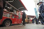 Food trucks are serving some neighborhoods that lack power, including Manhattan's Union Square&#13;
&#13;
