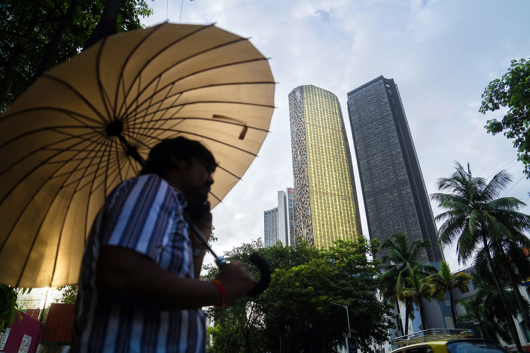Luxury apartment buildings&nbsp;in Mumbai’s&nbsp;Worli district.