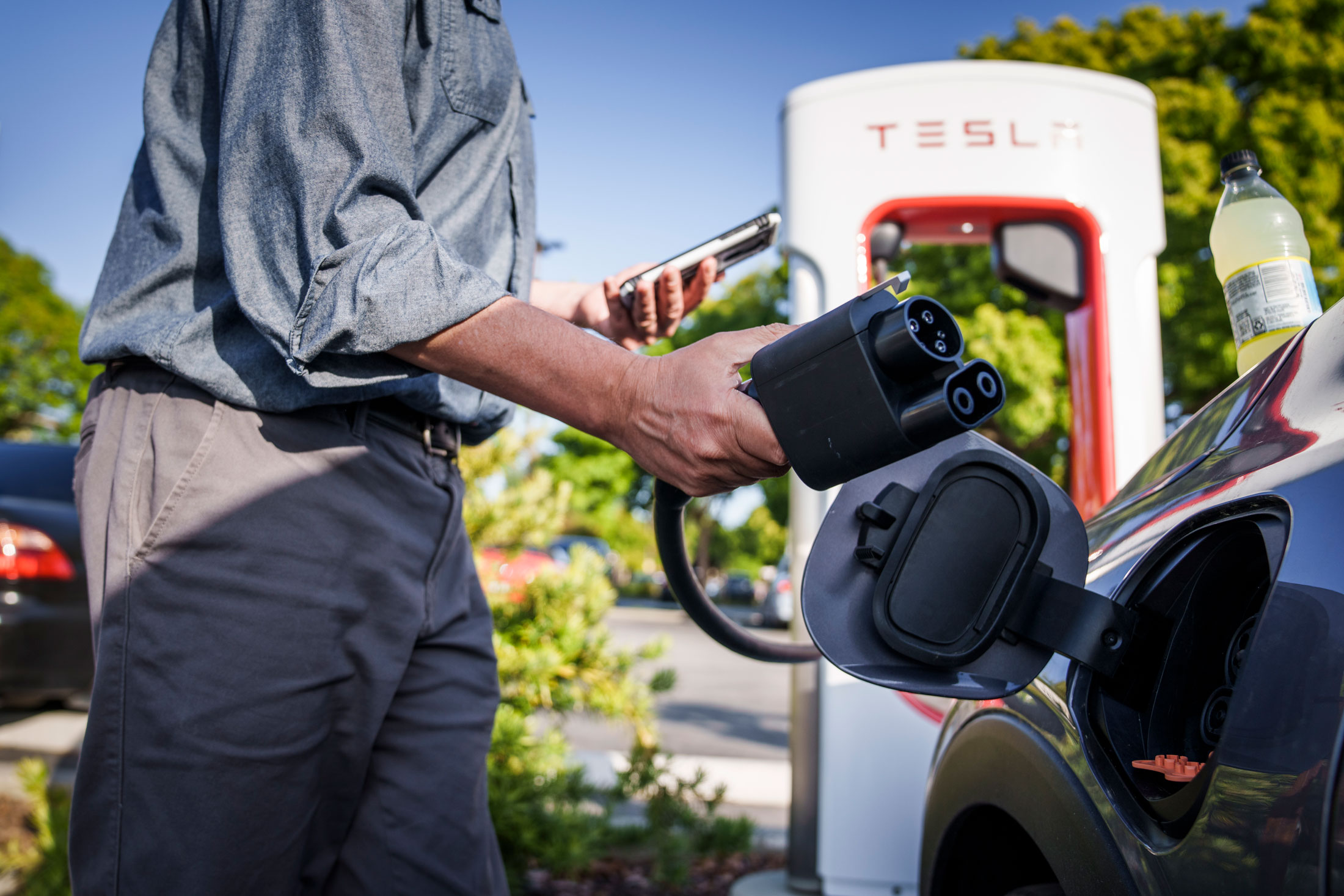 Charged EVs  Tesla (finally) launches CCS adapter in North America -  Charged EVs