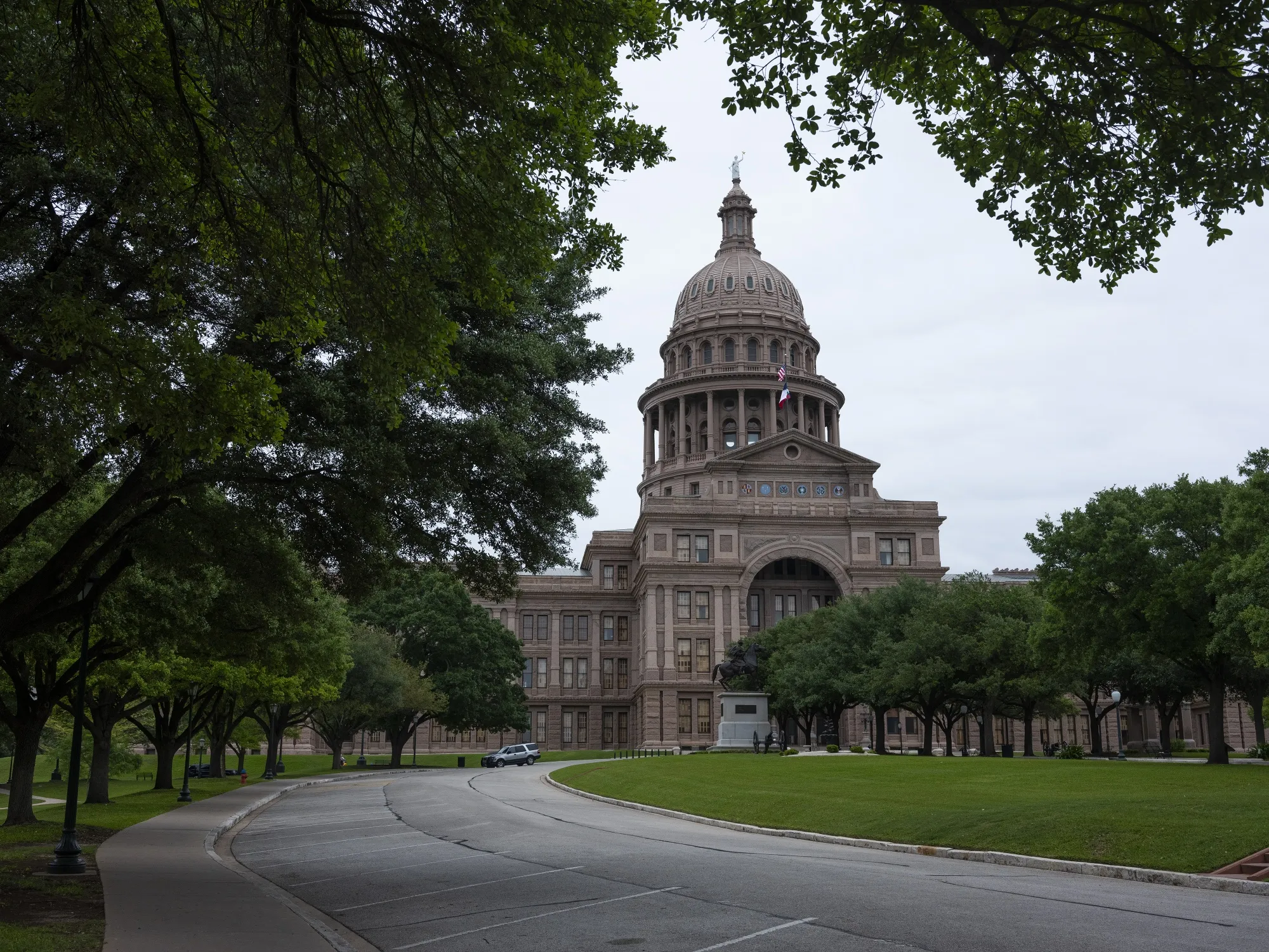 The Texas State Capitol building stands in Austin.