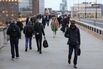 Commuters Return To The City of London Financial District in 2022