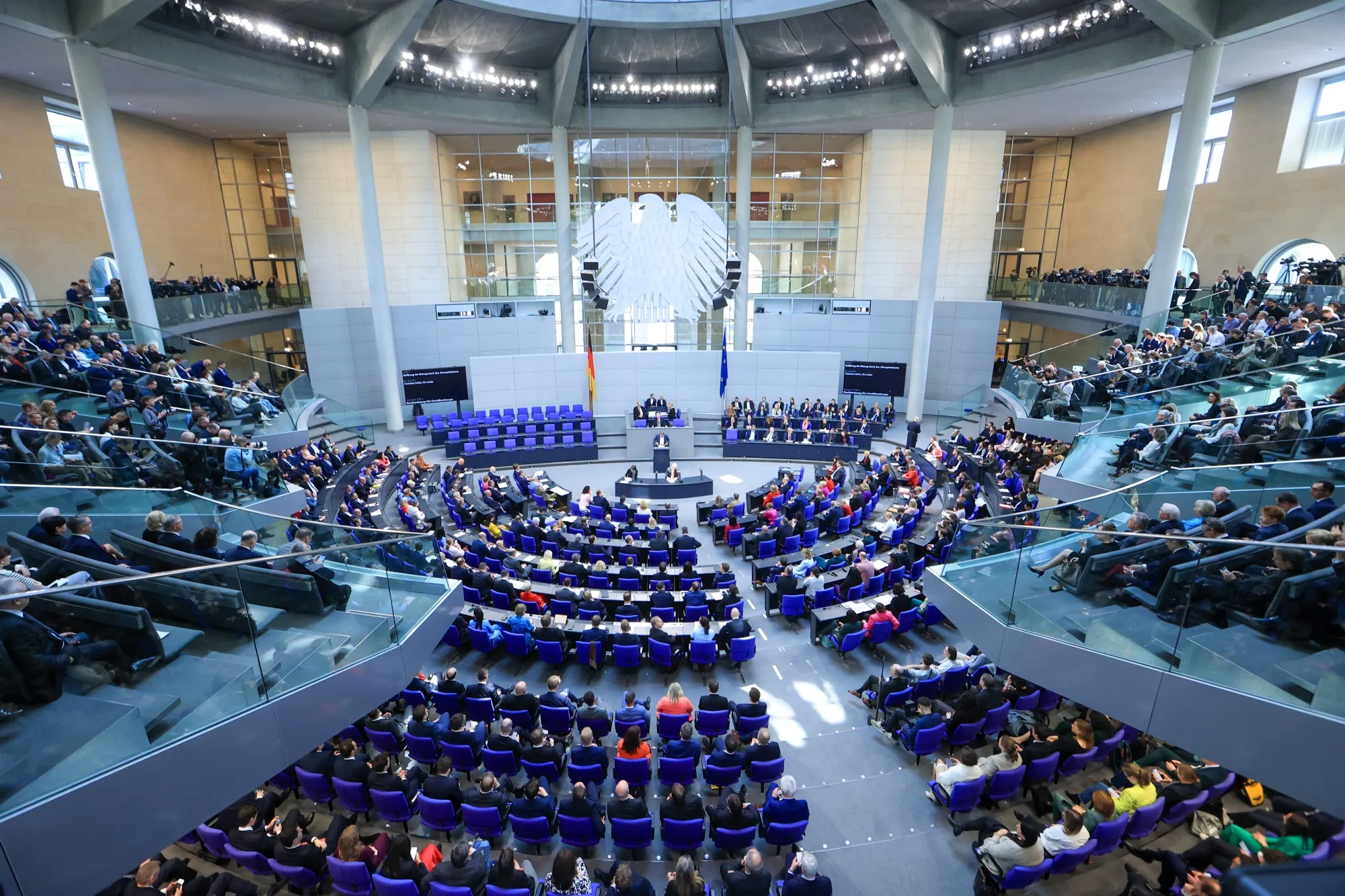 Lawmakers at the Bundestag in Berlin.