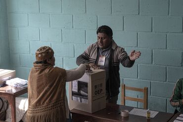 Bolivians Vote In Presidential Election