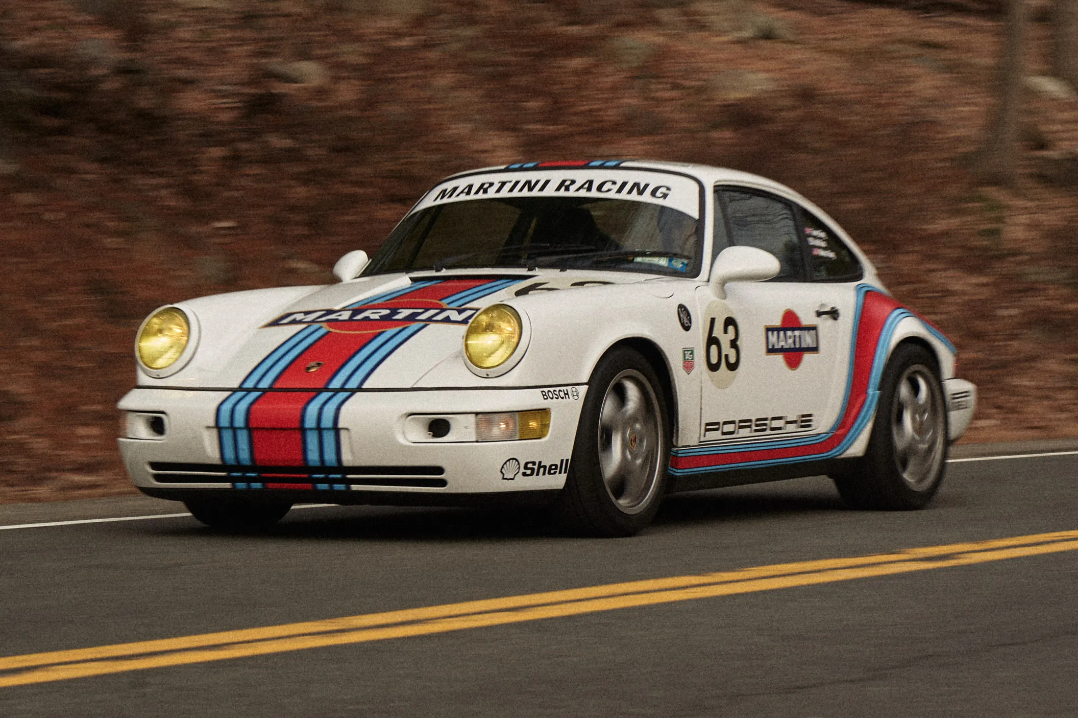 King’s 1990 Porsche 964, post-wrap.