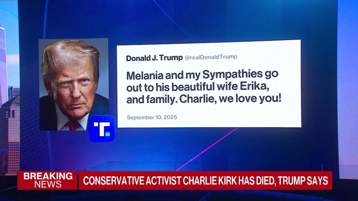 ⚫️ BLOOMBERG: "Charlie Kirk, direttore di Turning Point USA, è deceduto secondo Donald Trump"