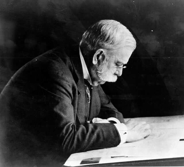 The American industrialist George Westinghouse.