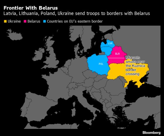 Belarus Threatens EU Gas as Merkel Pushes Putin in Migrant Spat