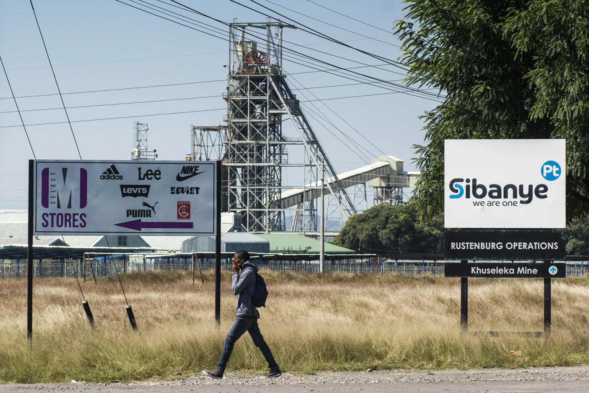 The Sibanye-Stillwater Ltd. platinum mine in Rustenburg, South Africa.