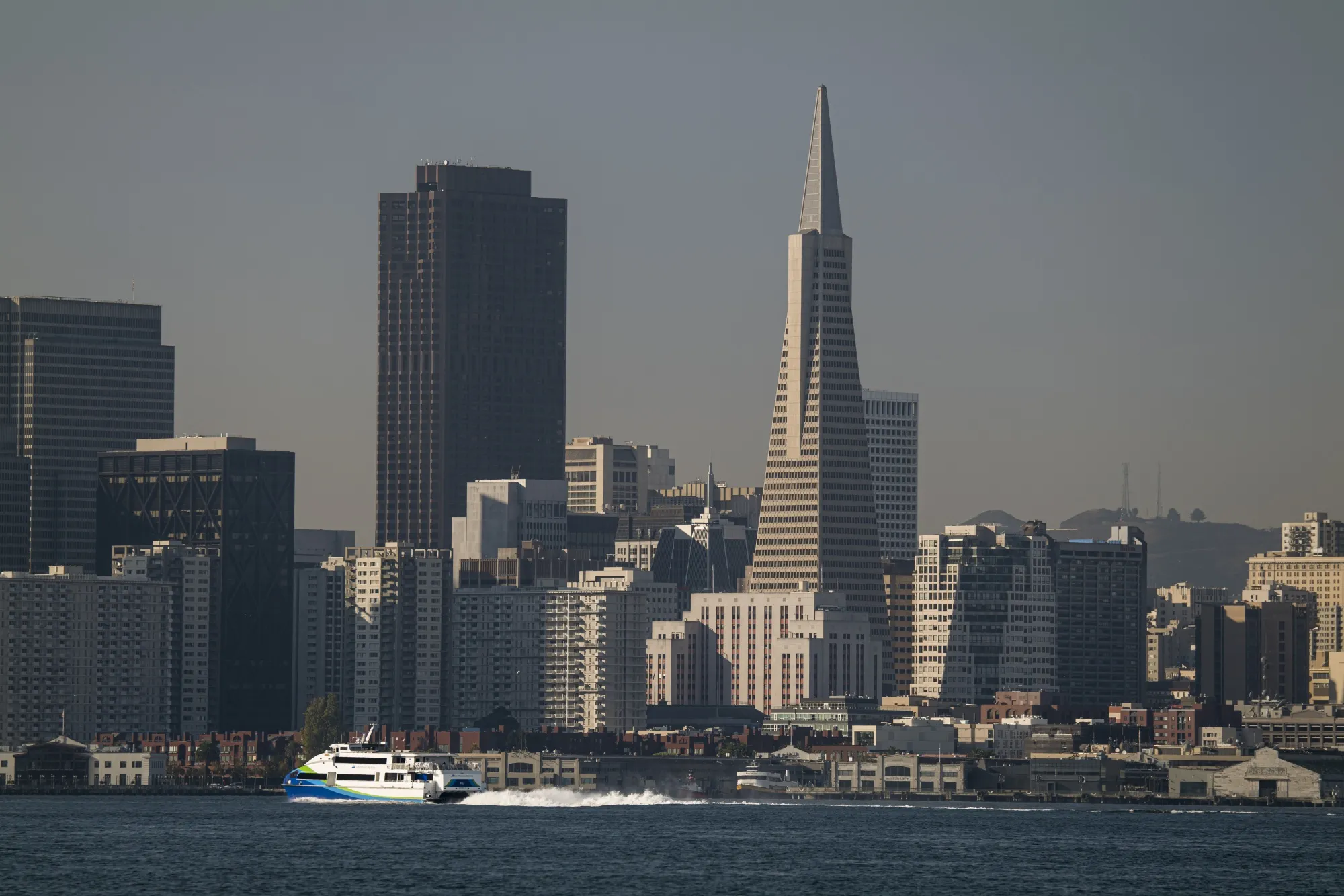 The Transamerica Pyramid in San Francisco.