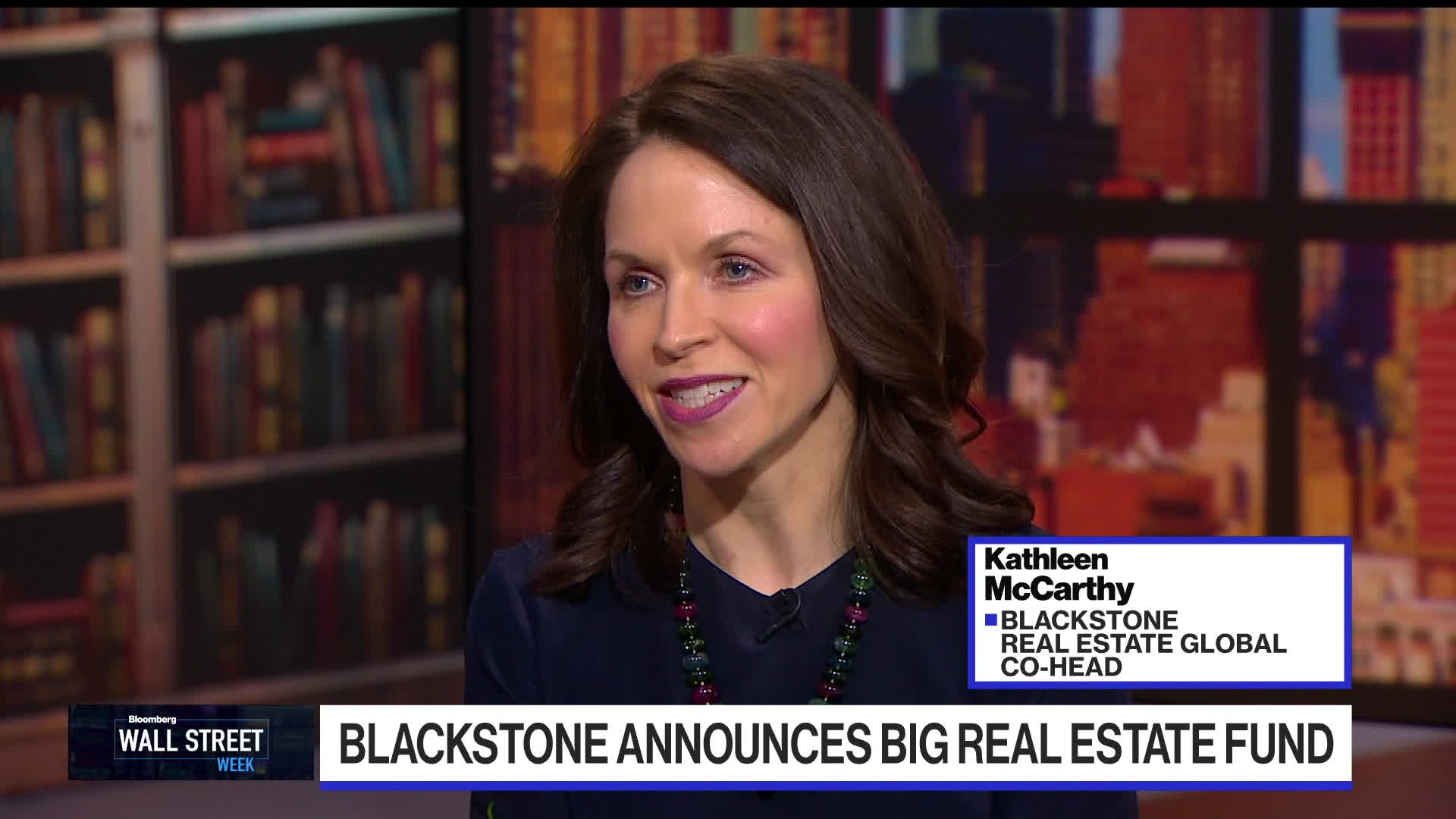 Watch Blackstone's McCarthy Sees Opportunities In Real Estate - Bloomberg