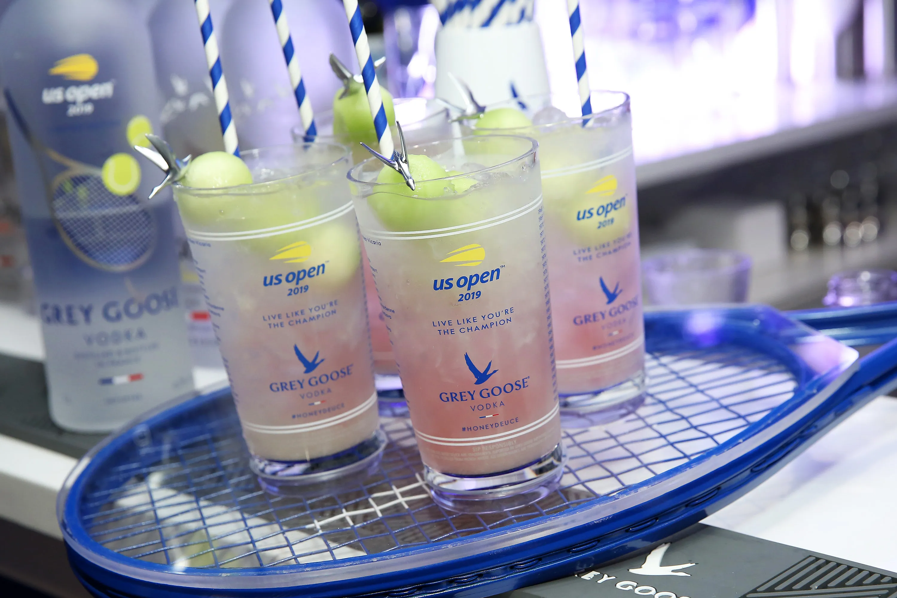 Grey Goose Honey Deuce cocktails are served at the US Open in New York City.&nbsp;