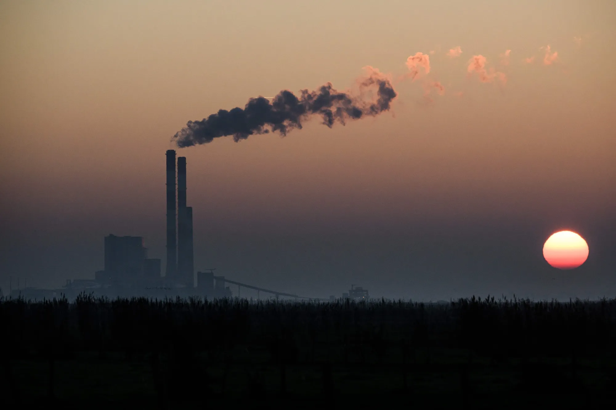 The coal powerplant of Cordemais in Lavau-sur-Loire, France.