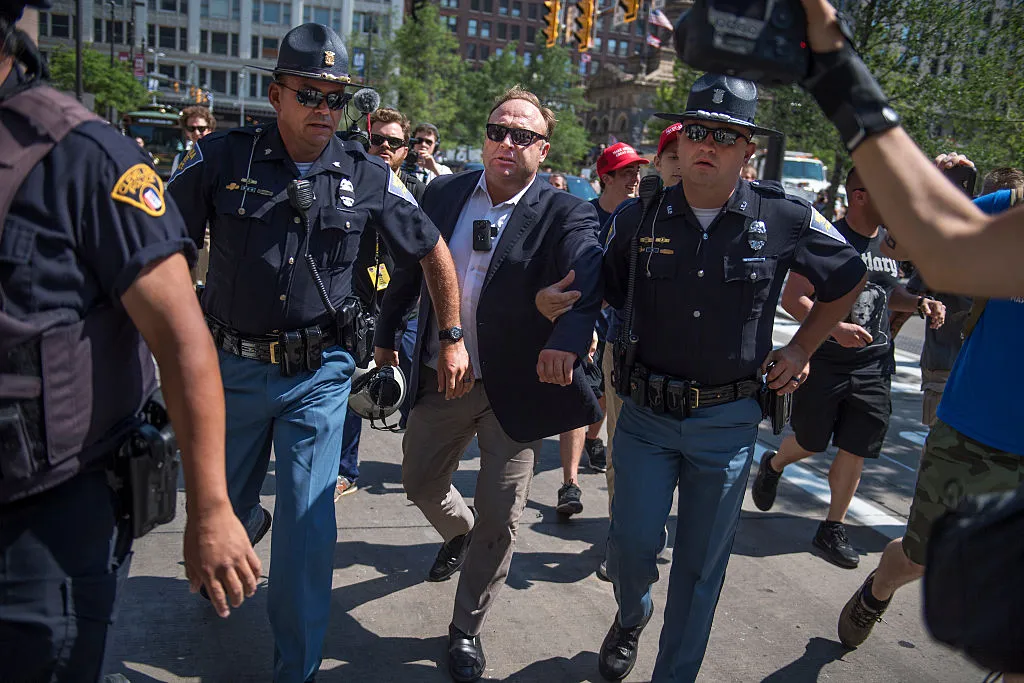 Alex Jones and friends.