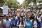 Students From The Venezuelan Central University March