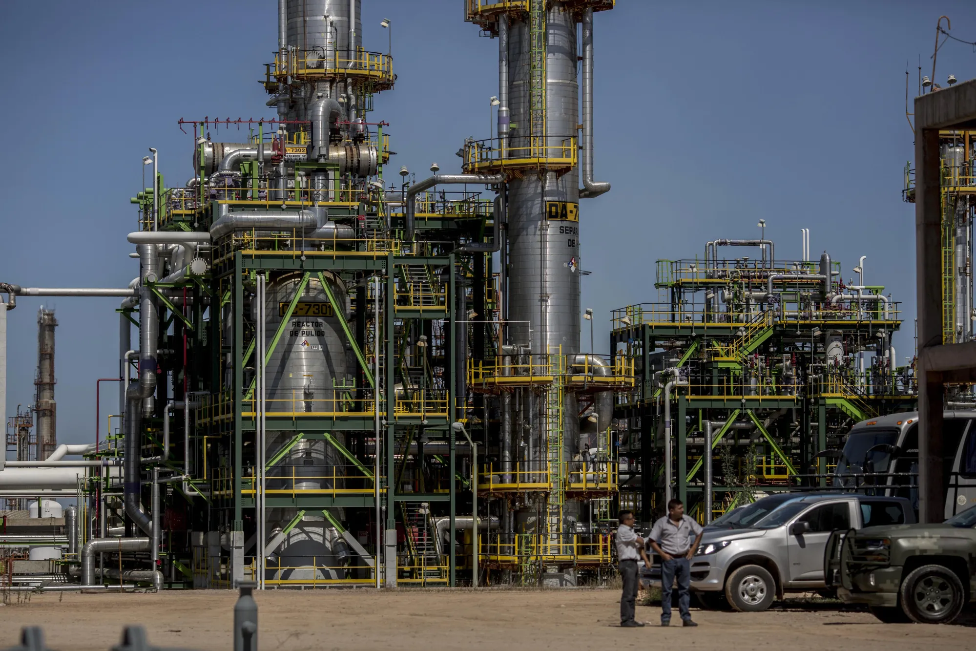 Refinería Miguel Hidalgo en Tula, Hidalgo, Mexico.