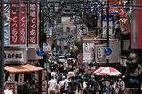 Shoppers in Osaka Ahead of Japan's National CPI Figures