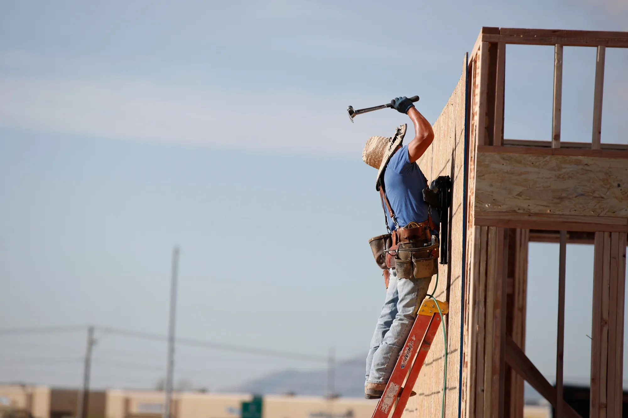New-home sales posted a surprise gain last month, and stocks of homebuilders have surged.