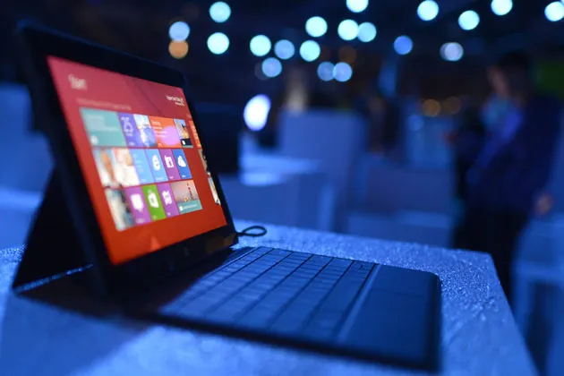 Microsoft Craters on the Surface
