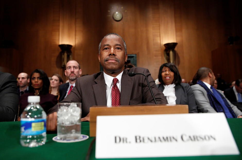 HUD Secretary Ben Carson, who supports the President's proposal to kill CDBG, answers questions at his confirmation hearing.