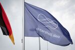 A Wintershall Dea flag outside a facility in Germany.
