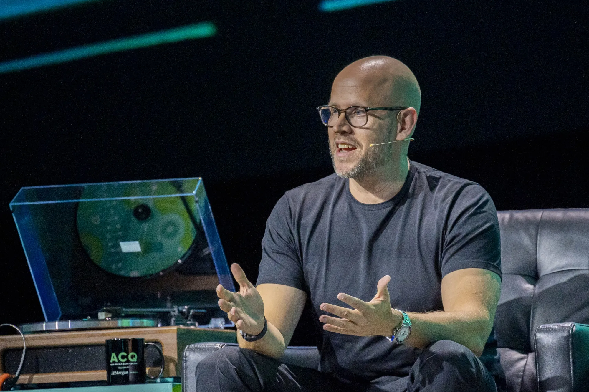 Spotify CEO Daniel Ek at the Acquired LIVE event in San Francisco on Sept. 10.&nbsp;