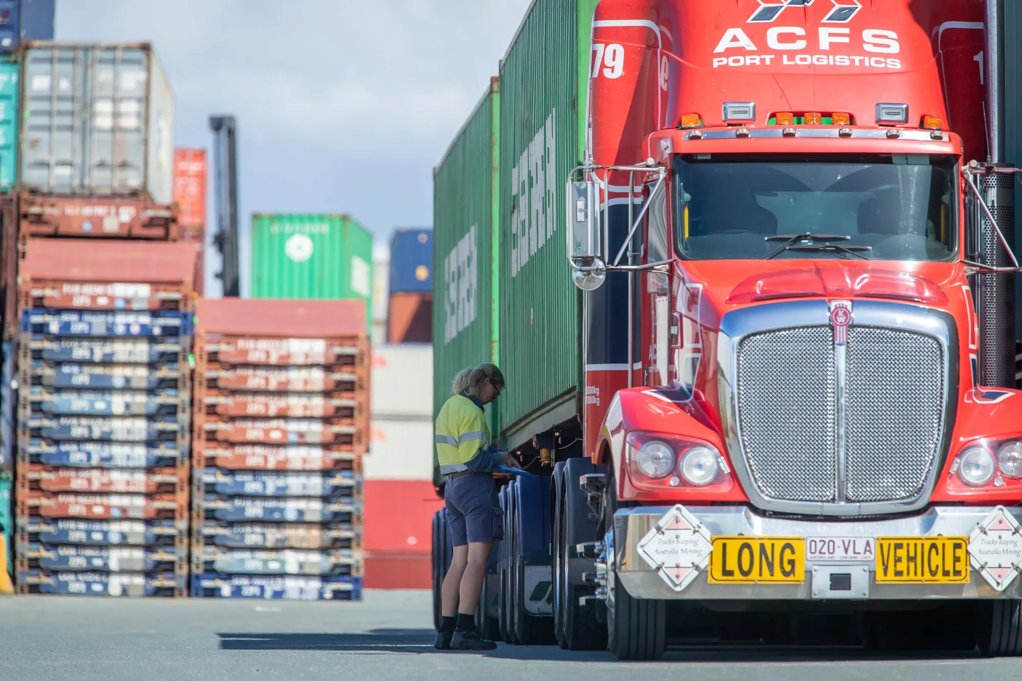 Views of the Port of Brisbane as Australia Stokes Tensions With Largest Export Partner