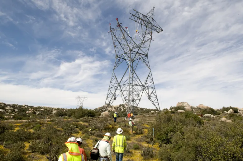General Views Of Sunrise Powerlink Construction