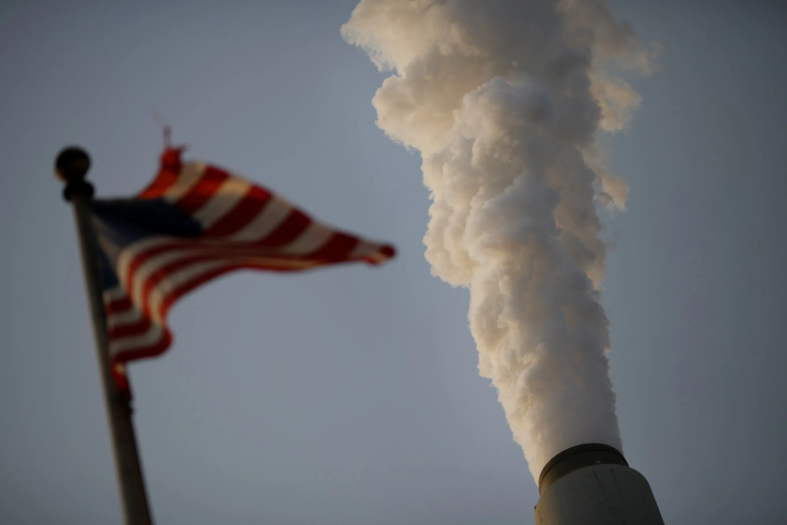 Emissions rise from a coal-fired power plant&nbsp;in West Virginia.