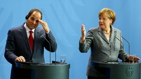 El-Sisi & Merkel