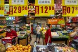 Food Markets in Beijing Ahead of CPI Figures