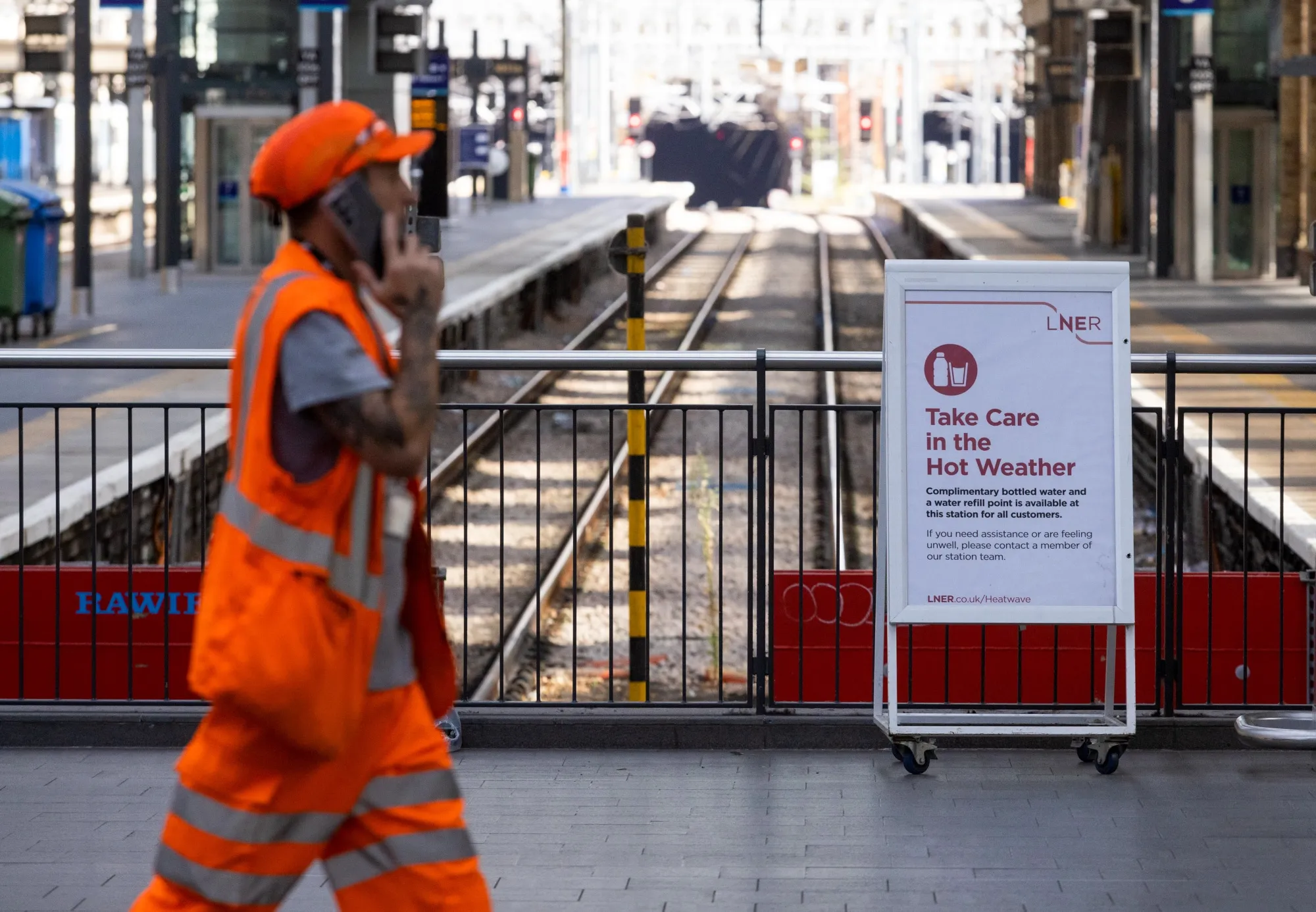 A sign of the climate crisis in London&nbsp;on July 19, 2022.