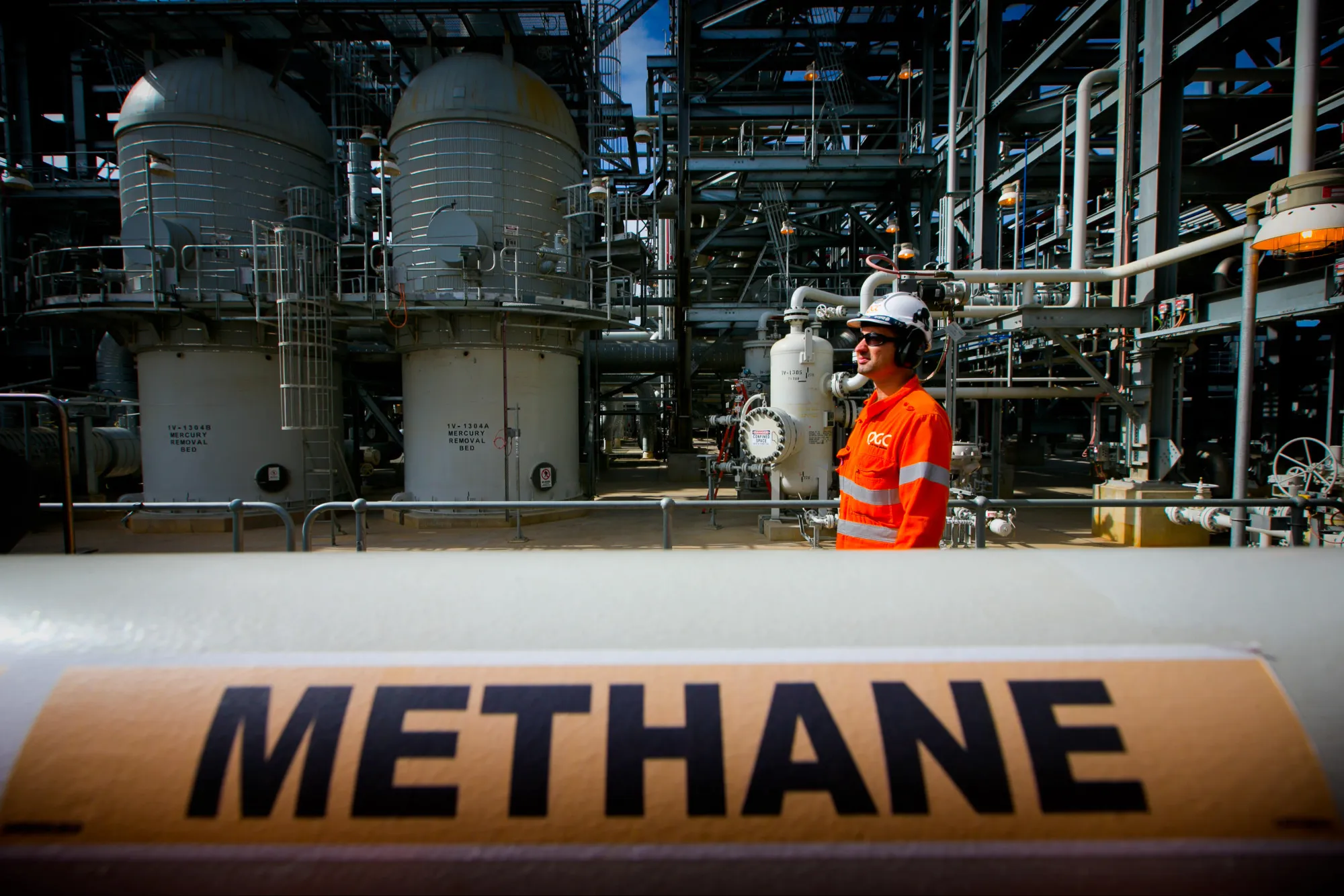 Views of the Queensland Curtis LNG (QCLNG) Project Site