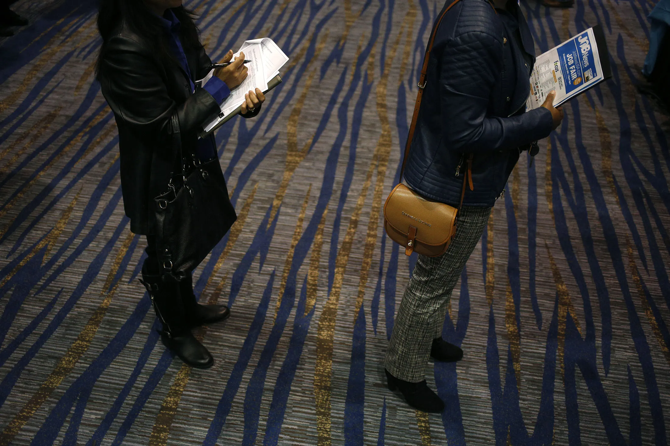 A Job News USA career fair in Overland Park, Kansas.
