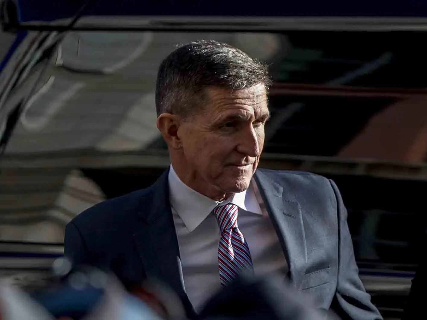 Michael Flynn arrives at federal court in Washington, D.C. in 2018.