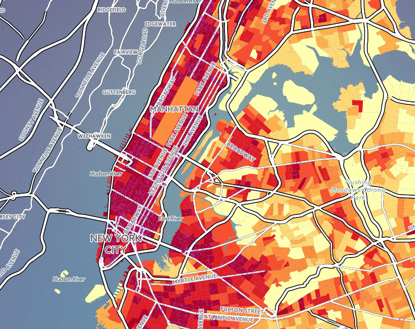 NYC zip codes with the most neighborhood complaints to 311