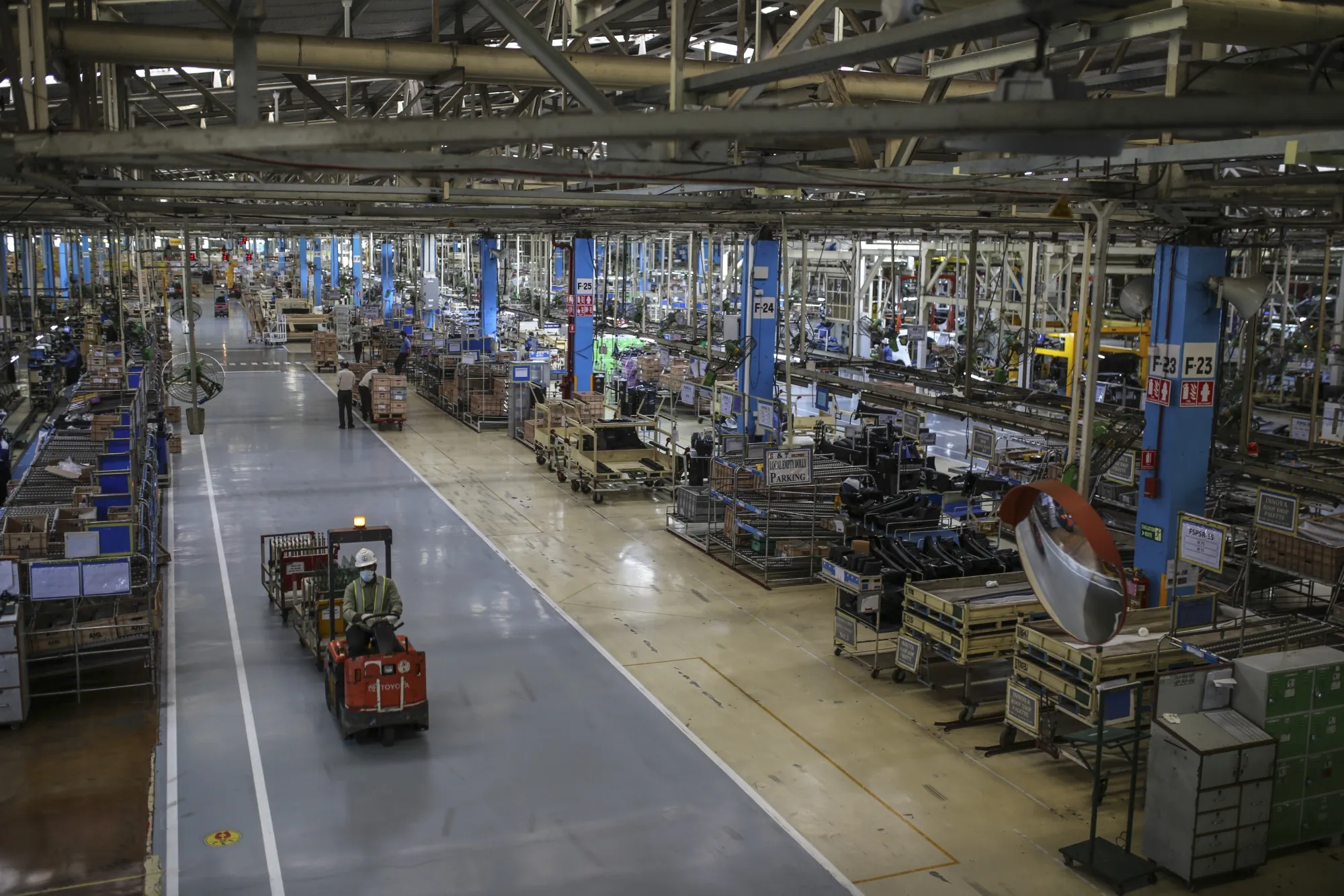 The Toyota Kirloskar Motor factory in Bidadi, Karnataka, on Sept. 9.