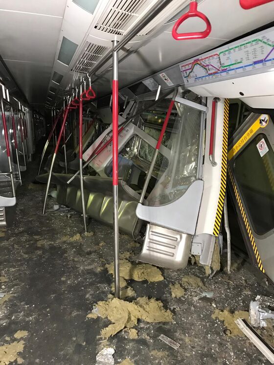 Hong Kong Subway Trains Collide During Test of Signaling System