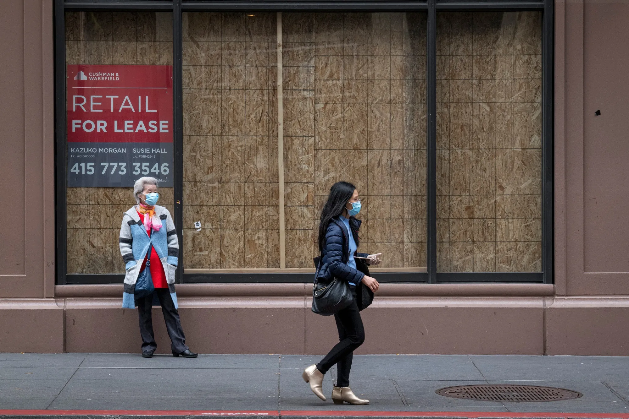 Businesses Lock Up Store Fronts As San Francisco Fights Coronavirus